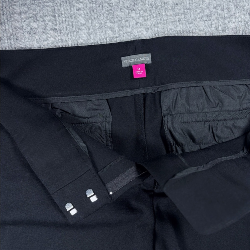 Vince Camuto Dress Pants Women’s Size 14 Black Business Office Work Formal NWT - Picture 2 of 5